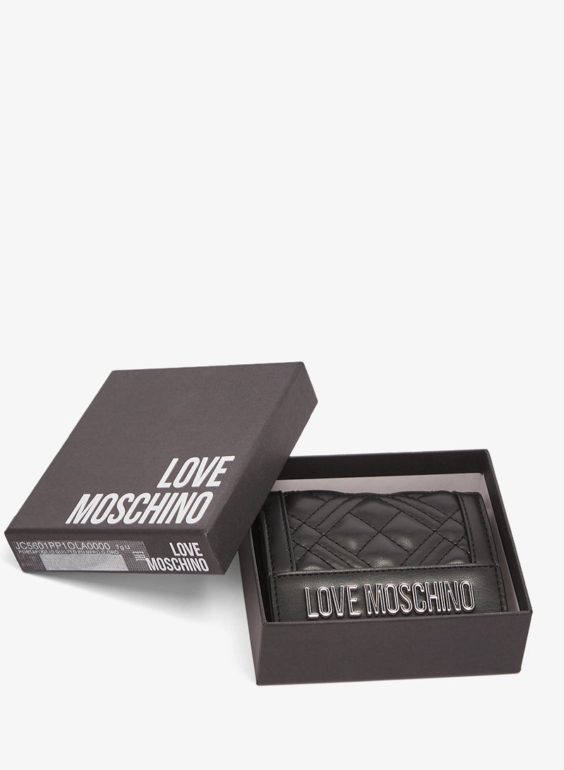 Love Moschino Quilted PU Wallet - Image 5